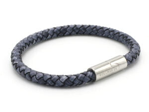 Gray leather Bracelet